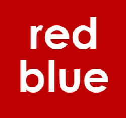 red blue architecture + design