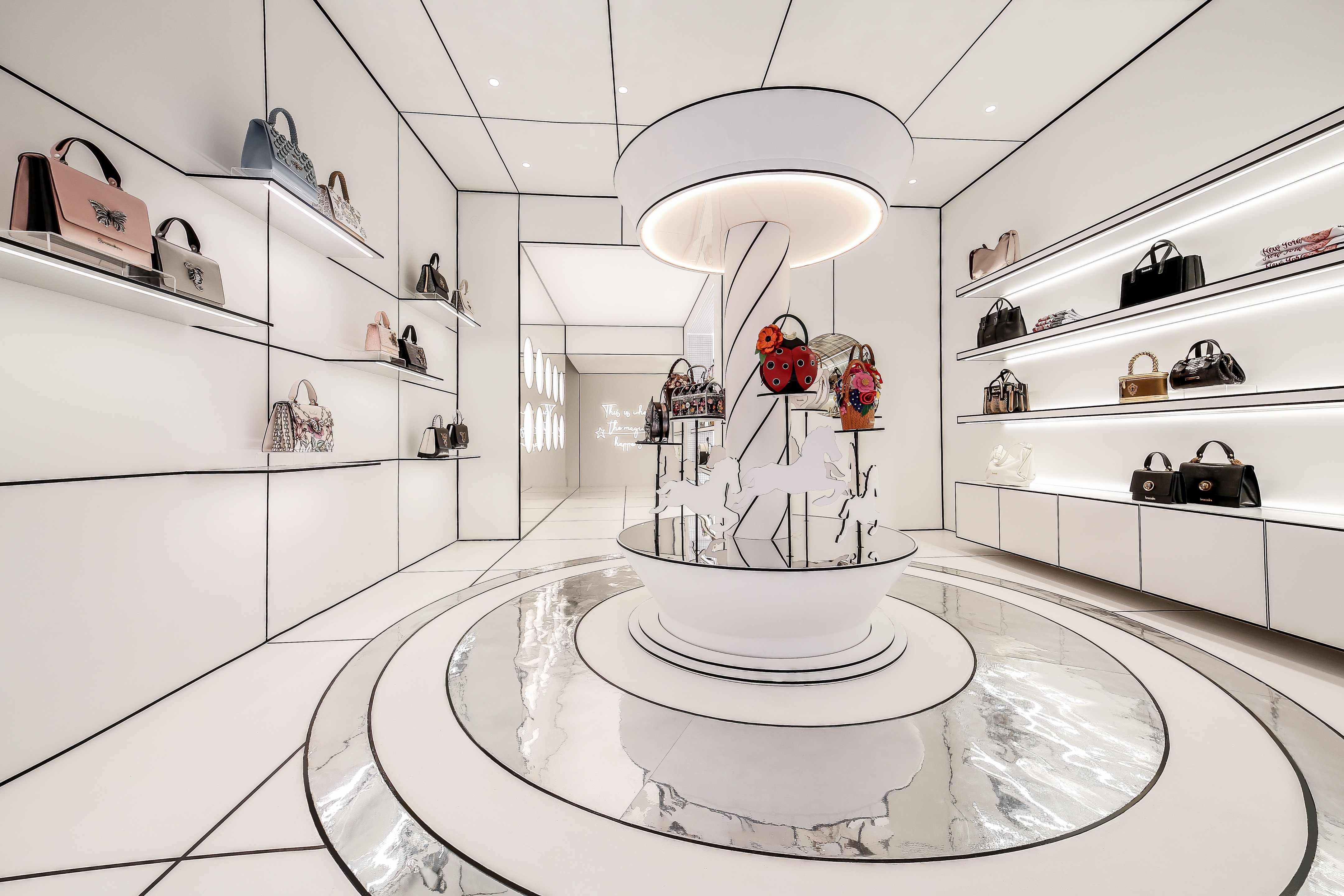 The new Braccialini store in Florence - Design Diffusion
