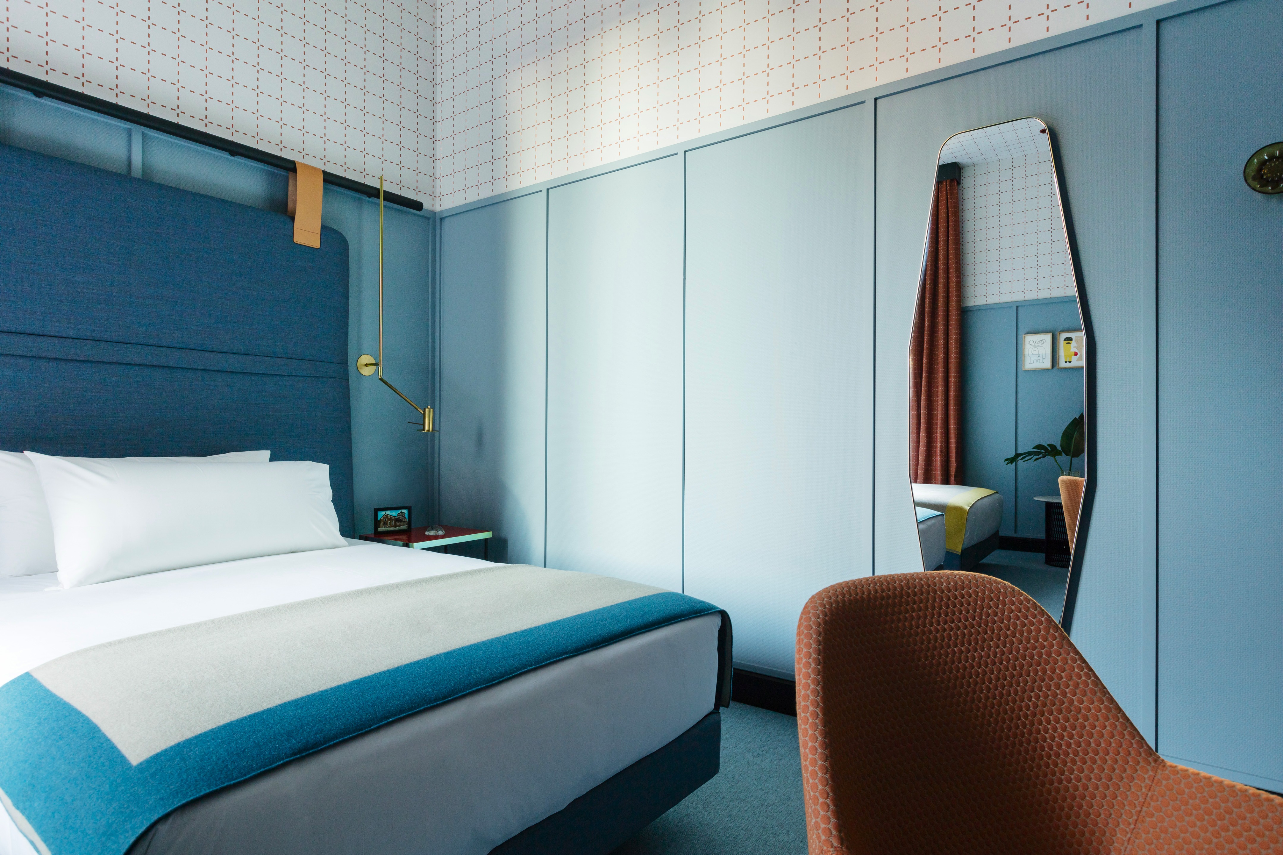 Patricia Urquiola designs the Colorful Hotel Room Mate Giulia in Milan