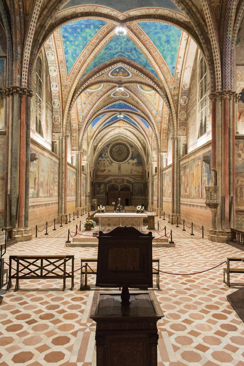 Nuova illuminazione per la Basilica Superiore di San Francesco di Assisi