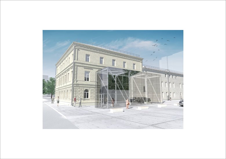 Reconstruction of the non-residential buildings for a scientific and information center