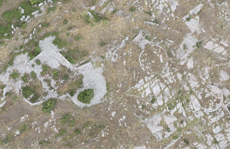 Rilievo 3D con droni del sito archeologico ellenistico di Jergucat 