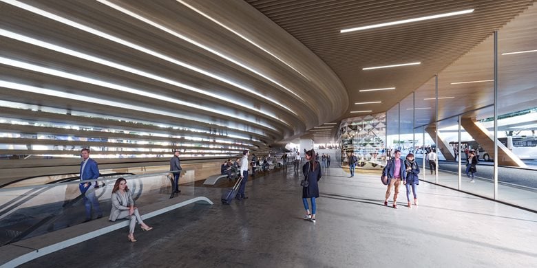 A Vilnius la 'nuova' stazione ferroviaria firmata Zaha Hadid Architects