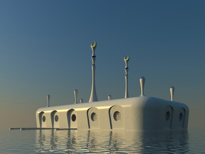 The floating mosque