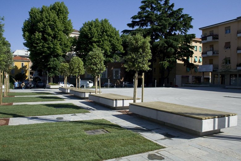 Nuova Piazza Repubblica a Collecchio