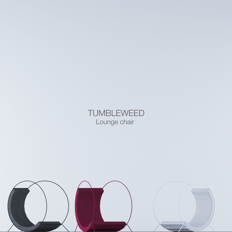 "Tumbleweed" lounge chair