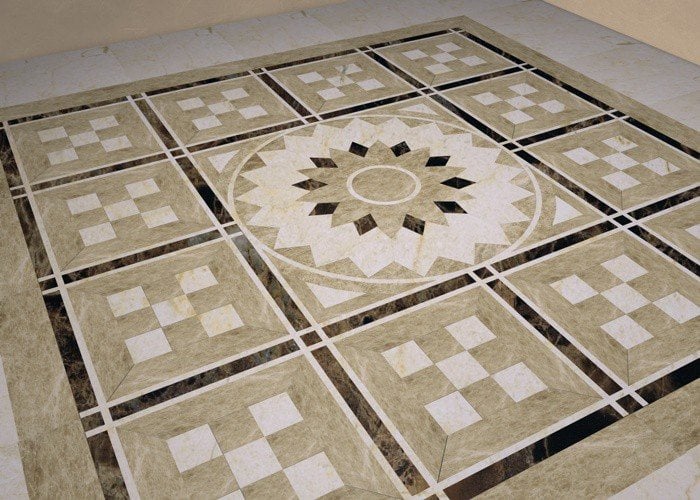 prova pavimentazioni mosaico