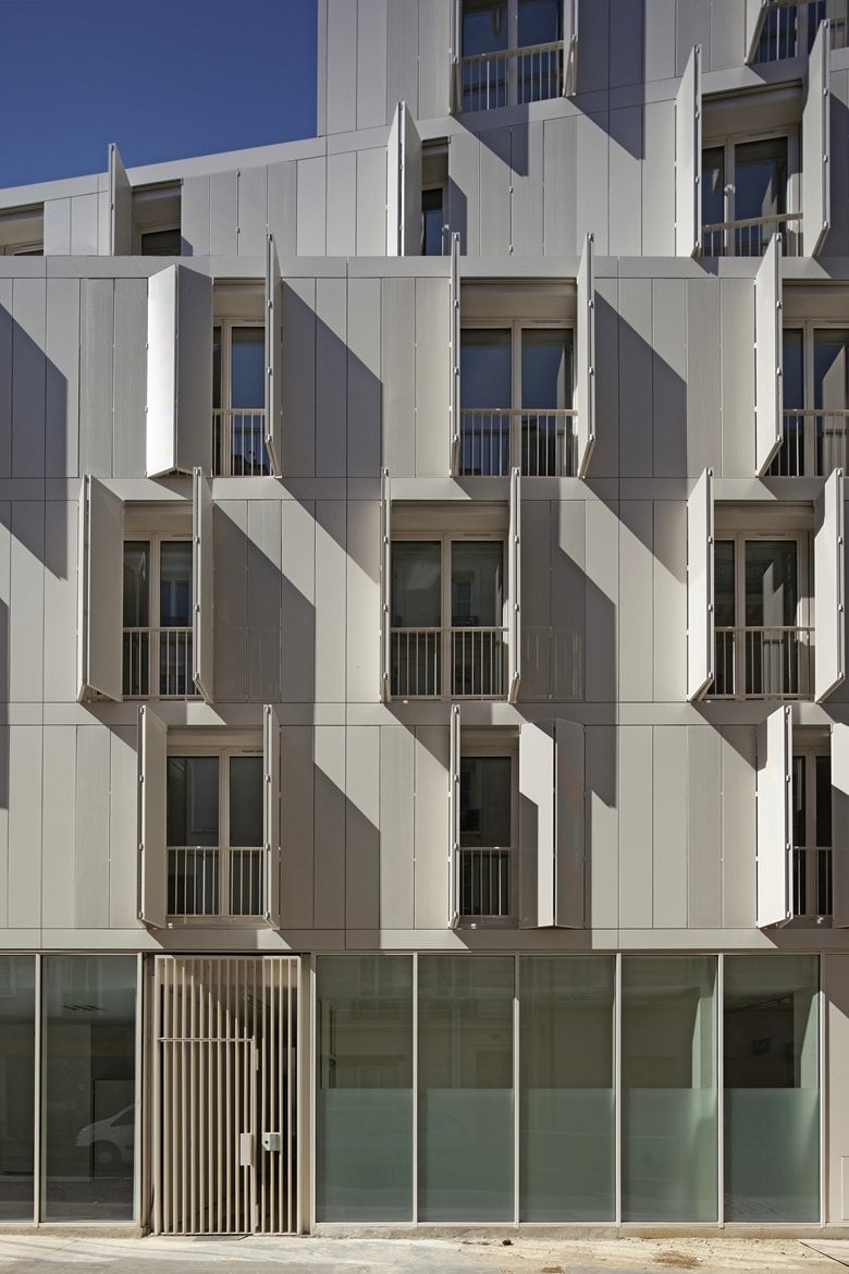 28 social housing units in Paris