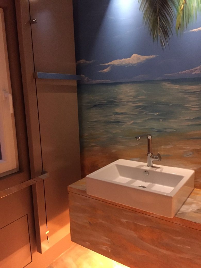 Bathroom in Sea Design