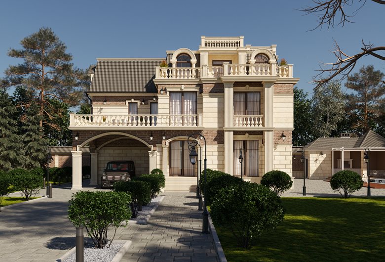 New Classical Villa in Baku