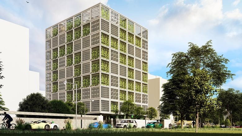 "Green Box" - Architecture Design of College