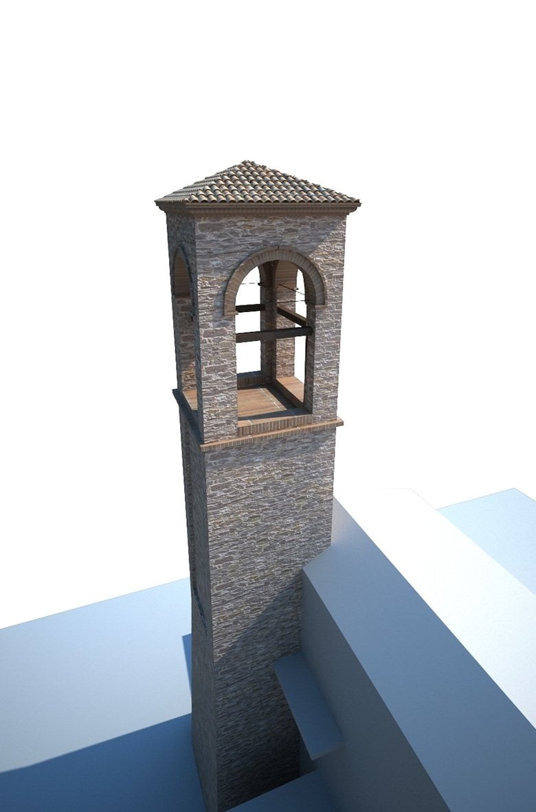 Torre dell'orologio in piazza San Francesco