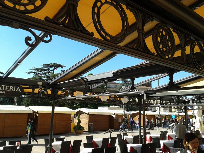 HEATSCOPE ZERO LIGHT al Cafè Emanuel in Piazza Bra a Verona