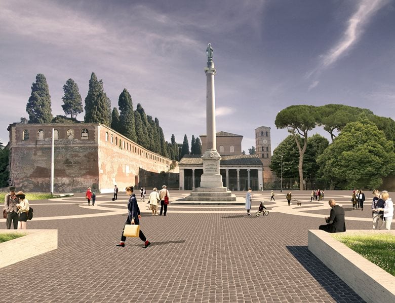 Pedonalizzazione e riqualificazione di Piazzale del Verano a Roma