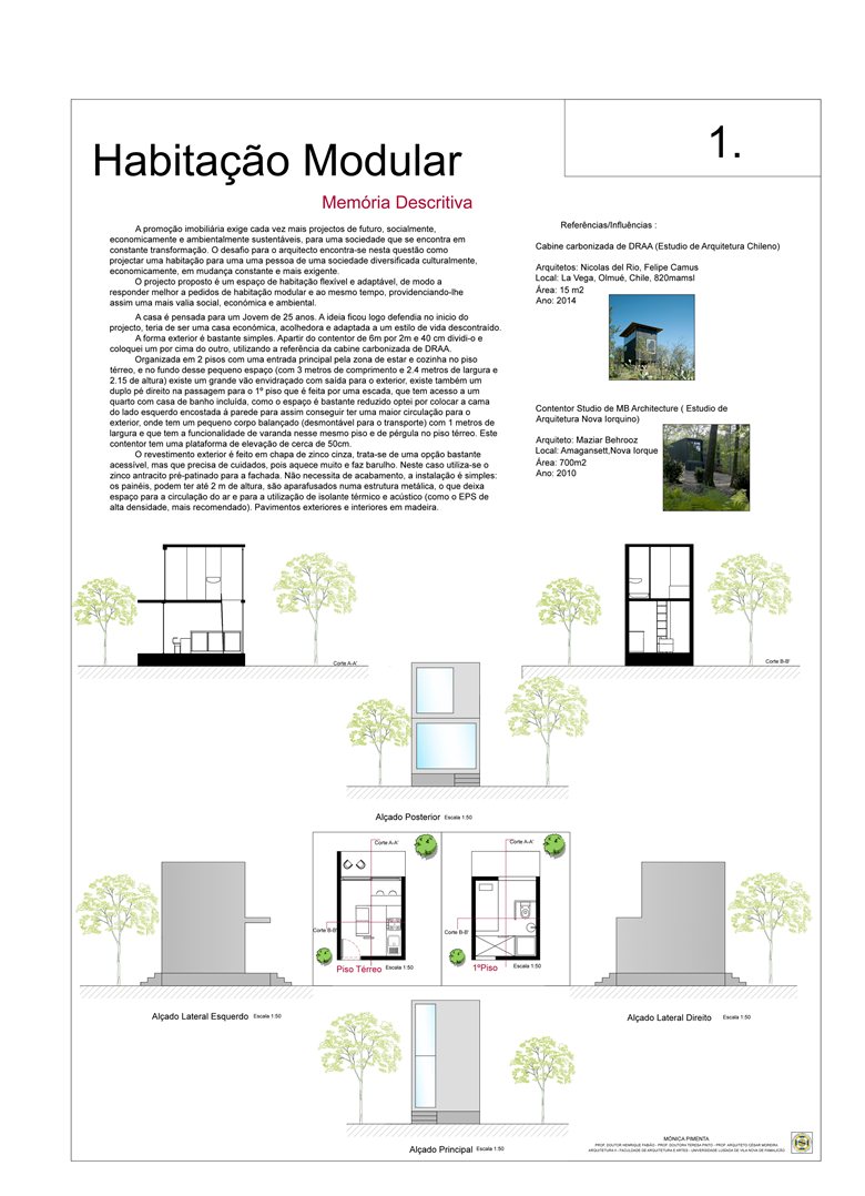 Casa Modular - 2ºano Arquitectura