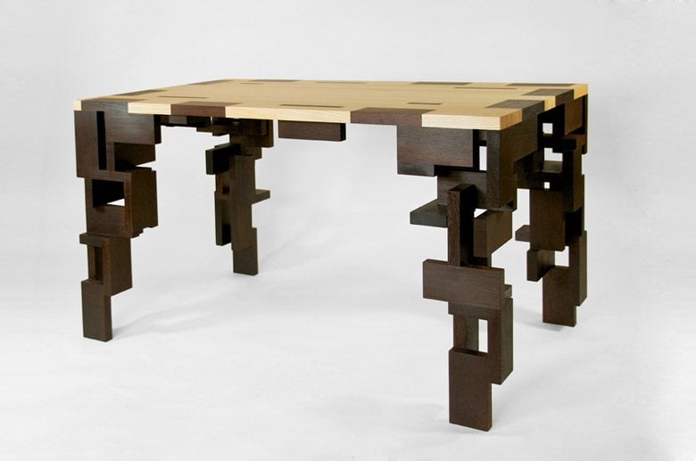 design table wenge / ash.