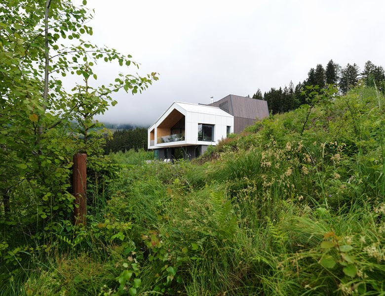 Mountain-view house