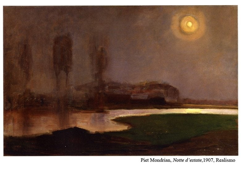 Notti d'estate di Piet Mondrian