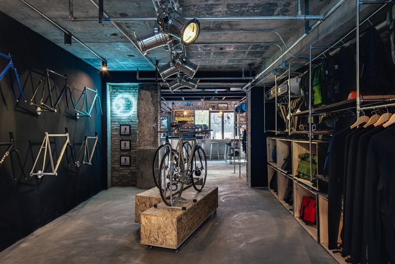 bicycle shop interior design