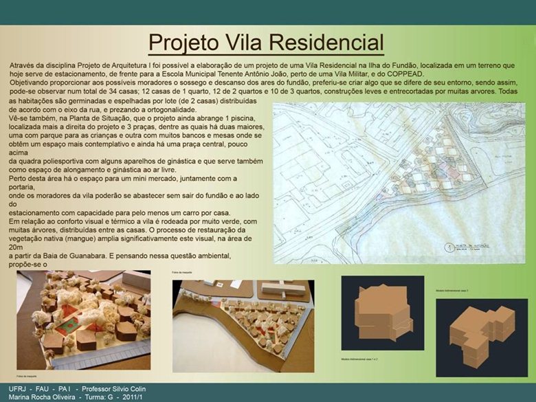 Projeto Vila Residencial