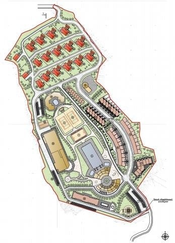 The Olympic village in Sochi. Master plan