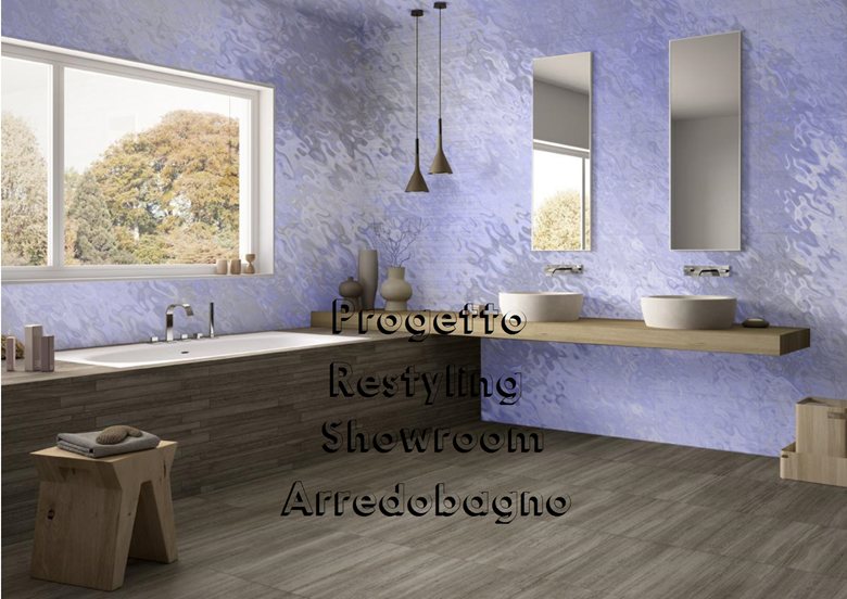 Progetto Restyling Showroom Arredobagno
