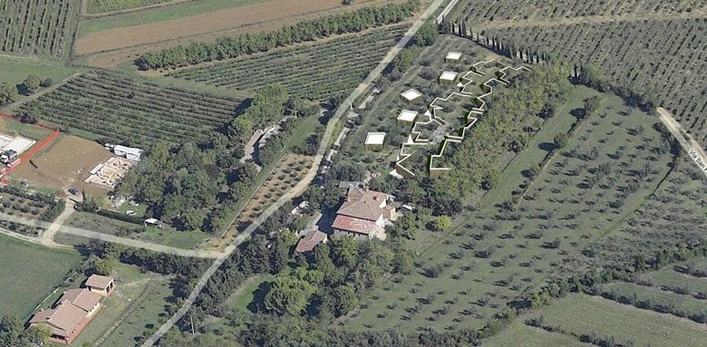 Progetto di massima di un Centro Turistico Ricettivo, San Filippo. Arezzo.