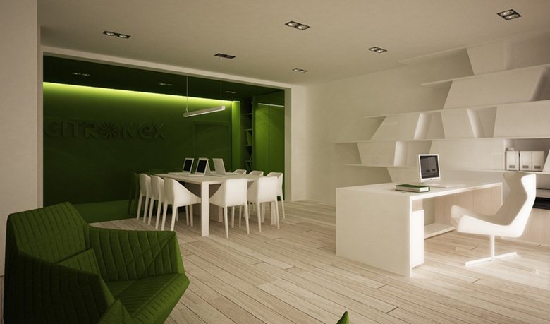 red/green office