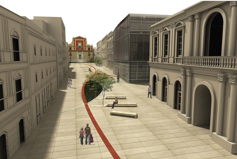Il filo d'Arianna - Restyling della La Grande Piazza di Caltanissetta