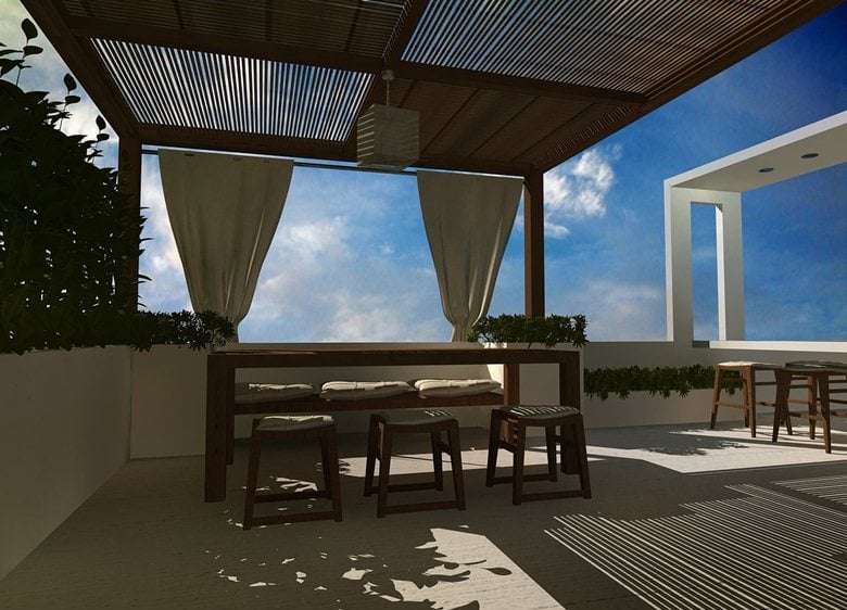 DESIGN OF A RESIDENCE TERRACE