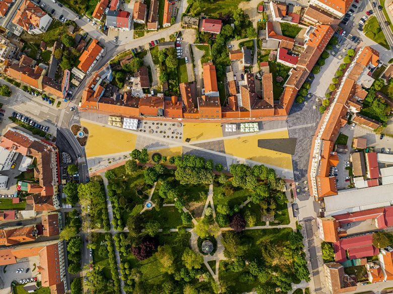 Central squares in Koprivnica
