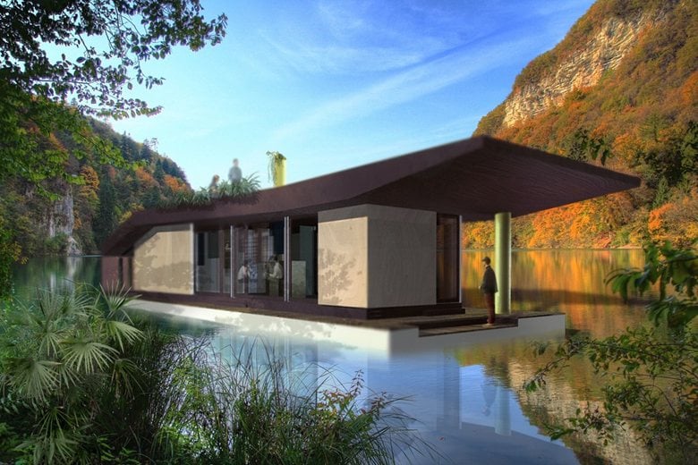 Casa galleggiante pop progetto tra i vincitori 13° ciclo World architecture community award 