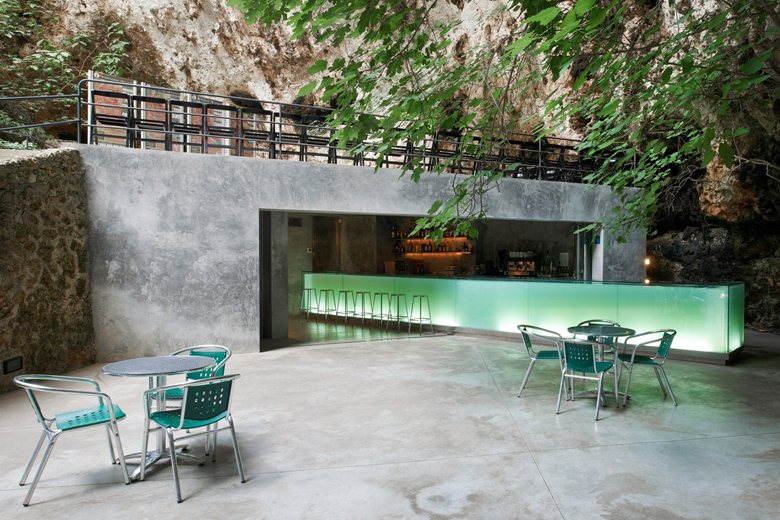 Bar in the Caves of Porto Cristo