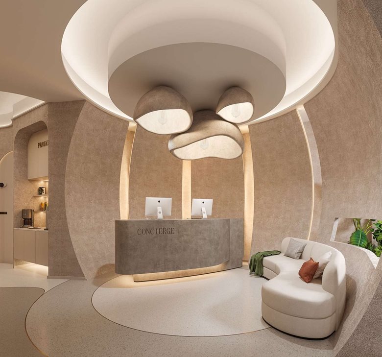 Curvaceous Cocoon Clinic Design