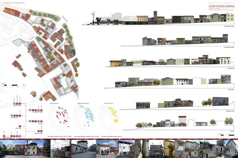 Strategie di riciclo urbano dell'antico centro storico di Polistena: innovazione e riuso con tecnologia parassita