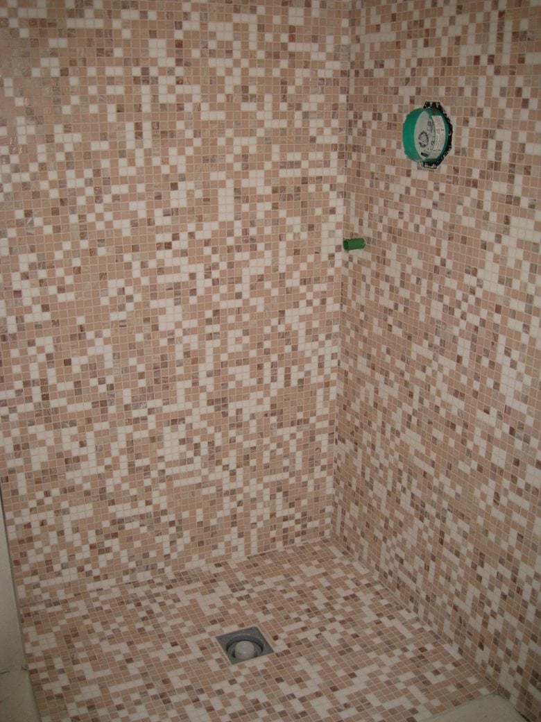 Mosaico vano doccia