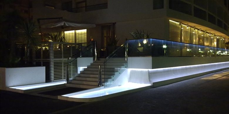 Progetto di illuminazione del primo boutique Hotel 5* della Riviera Adriatica, l'Hotel Excelsior.