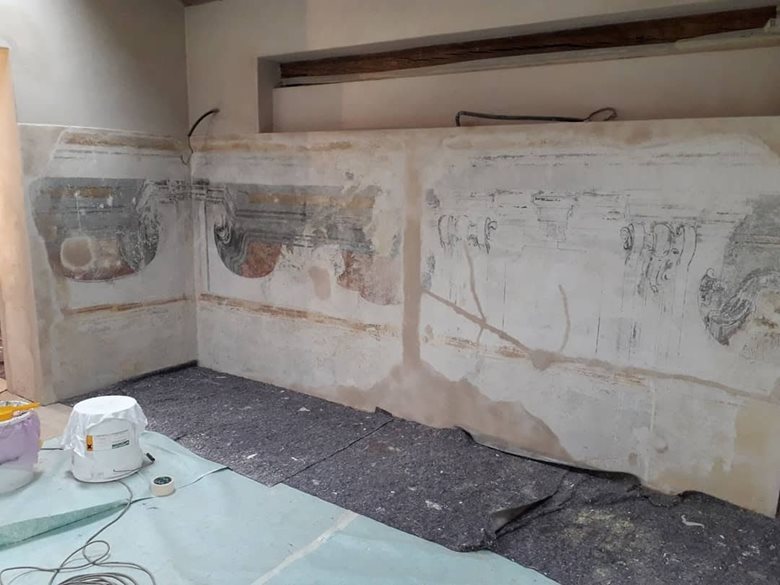 Restauro affreschi settecenteschi