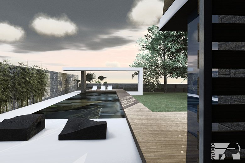 Progetto di una piscina per residenza privata