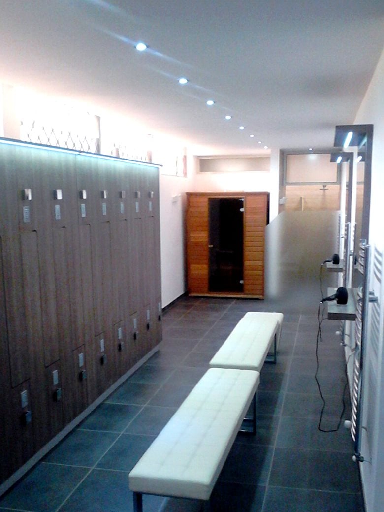 VIP Tennis locker room