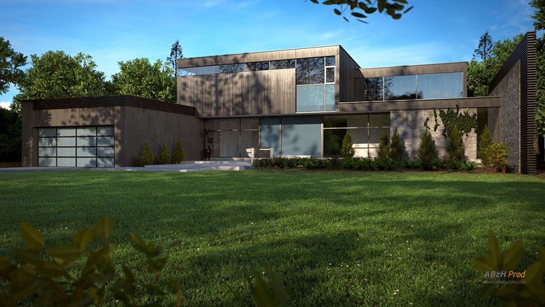 Modélisation et animation photo-réaliste 3D d’une maison design