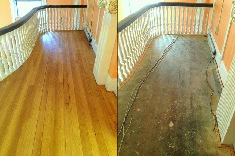 Floor Restoration Before & After