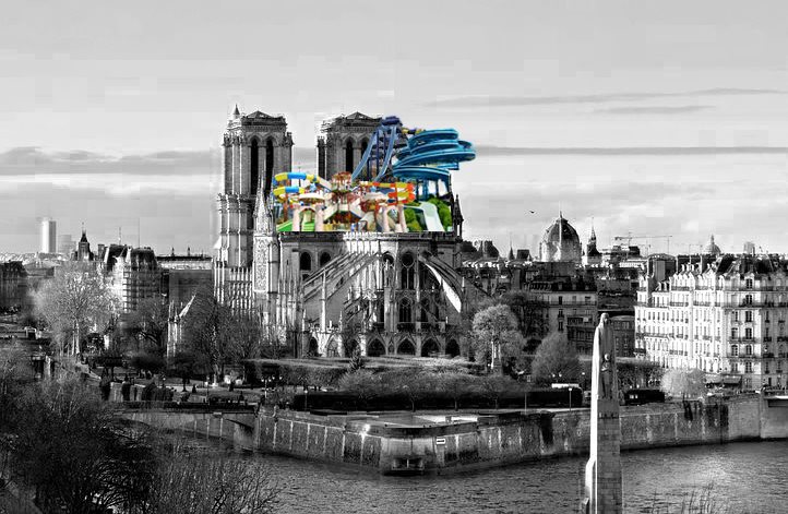 Une fleche pour Notre-Dame Paris