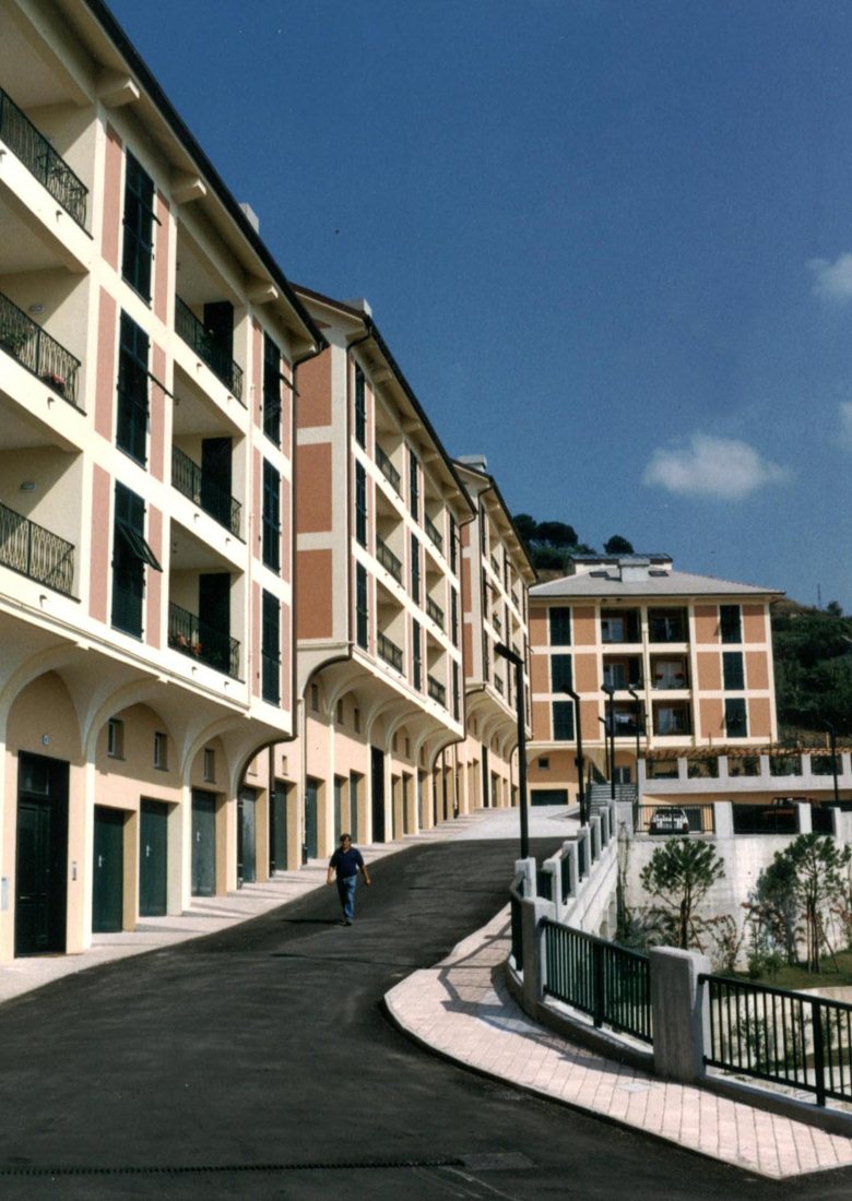 Quartiere PEEP a Genova Voltri