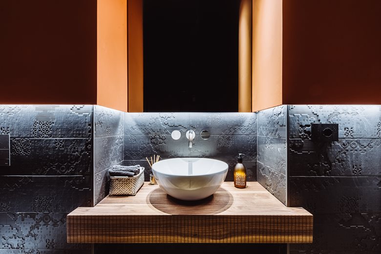 Riviera Robinet mitigeur salle de bain moderne monocommande noir