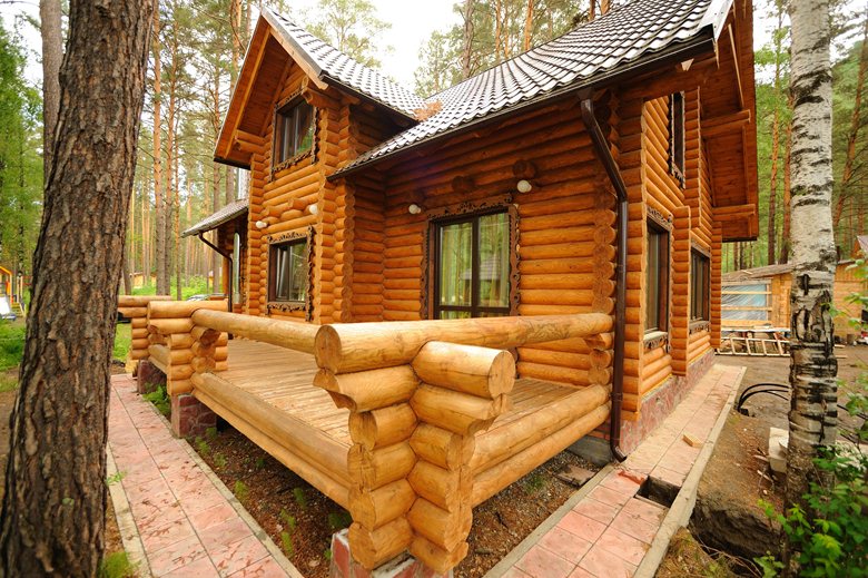 Log Home Orlinoe Gnezdo in Altay