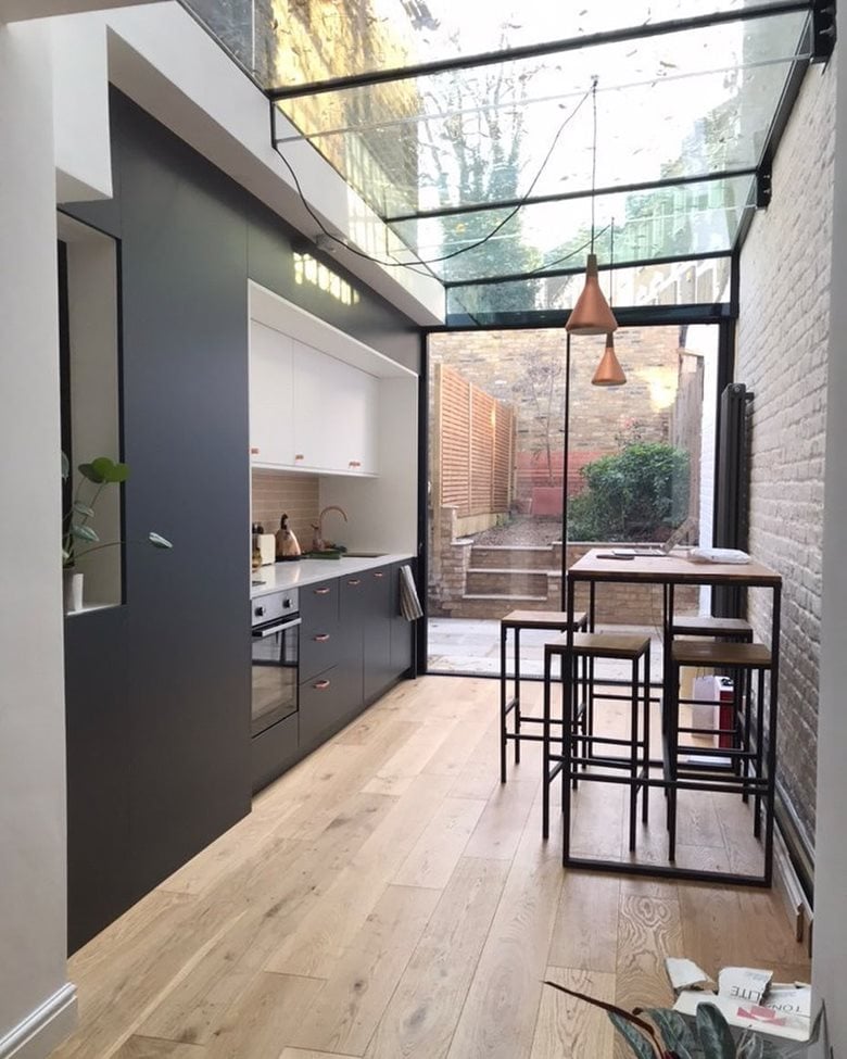 Glass extension in London