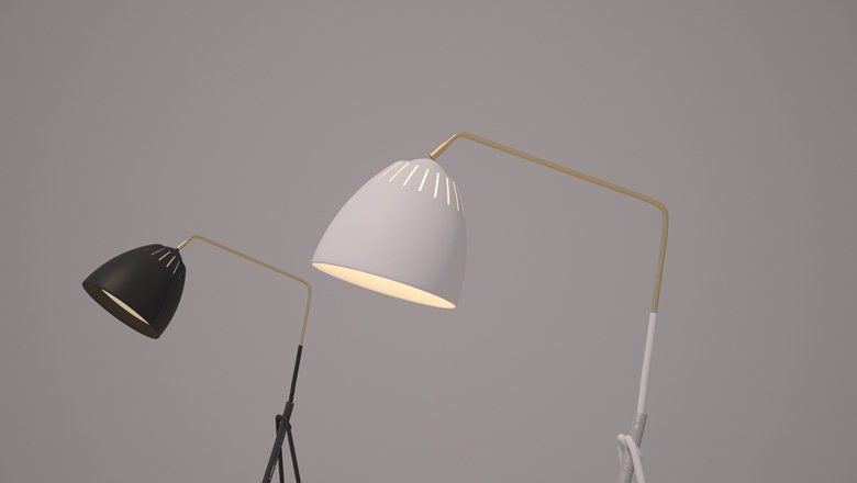 Lean Lamp by Jenny Bäck 3D MODEL