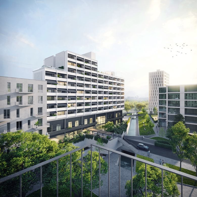 Apartment building in Munich