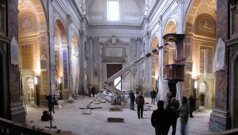 Restauro Duomo di Montecelio